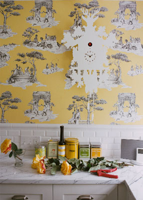 Harlem Toile Kitchen