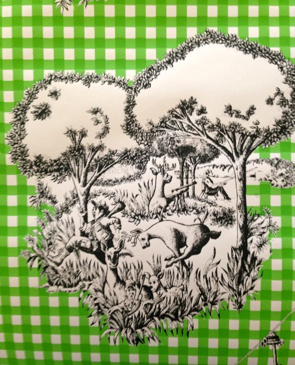 Hudson Valley Toile Green Gingham