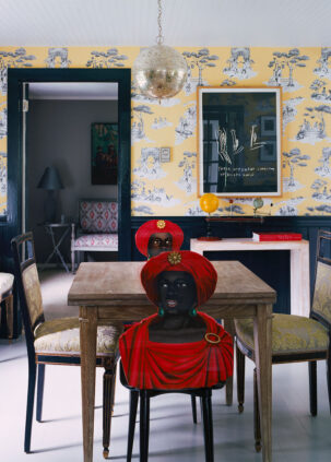 Harlem Toile Overstock Hand Screened Wallpaper