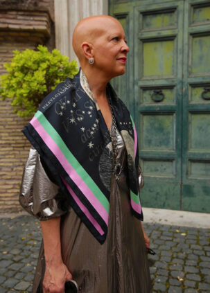 Sheila Bridges Galileo Silk Scarf