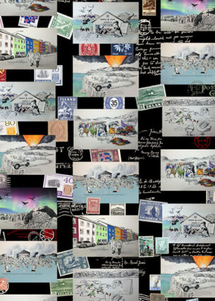 Postcards from Iceland Wallpaper Samples