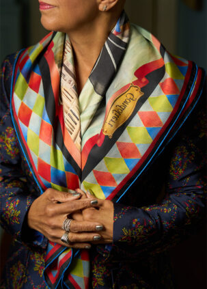 Sheila Bridges Gondolieri Silk Scarf